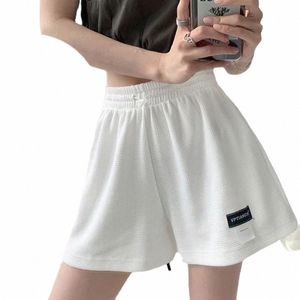 Gratis schip zomer damesshorts hotpants casual effen kleur fietsbroek elastische hoge taille broek homewear vrouwelijke broek 9196 #