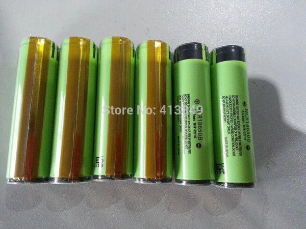 Livraison gratuite livraison gratuite 8pcs / lot Batteries protégées Li-ion rechargeables d'origine NCR18650B 3.6V 3400mAh avec PCB pour Panasonic