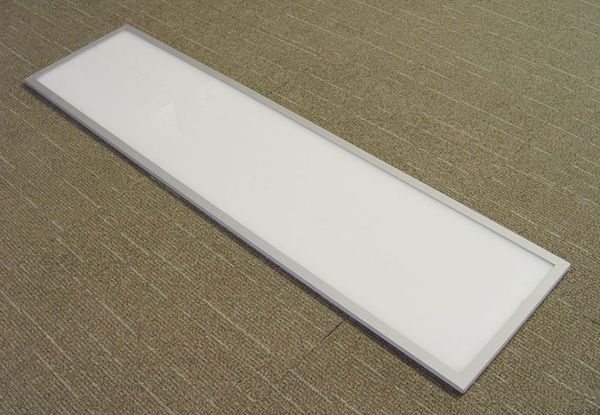 Envío gratis 300x1200mm 48w Panel de luz LED no regulable Aleación de aluminio + Material PMMA Alto brillo + Tiempo de vida más largo