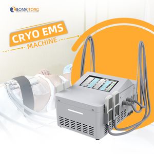 Envoi gratuit 2 en 1 EMS cryolipolyse cryo amincissant la machine de sculpture du corps cool