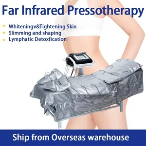 gratis verzending en belasting 3 in 1 luchtdruk oogmassage pressotherapie vetverlies Russian Wave Bio Ems elektrostimulador machine afslankmachine