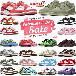 Gratis winkelen Panda Casual schoenen voor heren Dames Triple Pink Blossom Valentijnsdag Oil Green Yuto Horigome Rose Whisper Grey Fog Medium Curry GAI sneakers sneakers