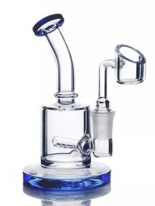 Bongs à eau en verre épais et capiteux narguilés Klein recycleur Dab plates-formes pétrolières conduites d'eau avec banger