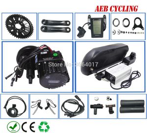 Taxes GRATUITES BAFANG BBS-HD 48V 1000W Kits de moteur à manivelle Mid Crank avec tiger requin 16.5AH LI-ION Batterie Pack pour le vélo Moutain