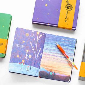 Gratis The Little Prince Notebook School Office Supply Vintage Kleur Pagina Accessoire Dagboek Boek Kladblok Retro Briefpapier 210611