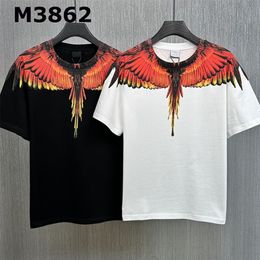 Katoenen heren- en dameshemd nieuw zwart-wit heren t-shirt mode casual printstijl m-3xl zomer Europeaan en Amerikaans shirt met korte mouwen lb3862