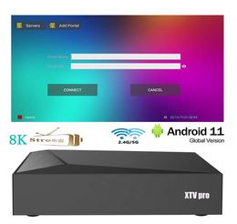 Gratis proefversie XTVpro 8K 4K STERK T-REX Android TV Box 2GB + 16GB Set Top Box Android 11 4KOTT