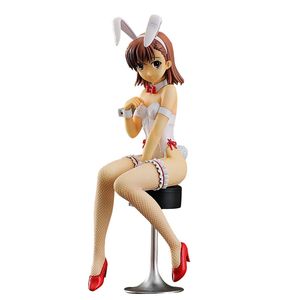 Vrijmaken van een zekere magische index Misaka Mikoto Bunny Girl PVC Action Figure Toy Anime Sexy Meisje Figuren Collectible Model Doll X0503