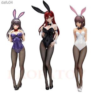 Vrijmaken Fairy Tail Erza Scarlet Bunny Girl PVC Action Figure Anime Sexy Meisje Figuur Model Speelgoed Japanse Volwassen Action Figure speelgoed L230522