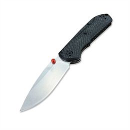 Freek 565 couteau de poche pliant avec manche en Fiber de carbone avec lame en acier D2 pour le Camping en plein air chasse EDC