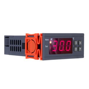 Freeshiping 250V 10A Thermomètre numérique Régulateur de température thermostat régulateur thermique -50 ~ 110 degrés Celsius Thermocouple avec capteur