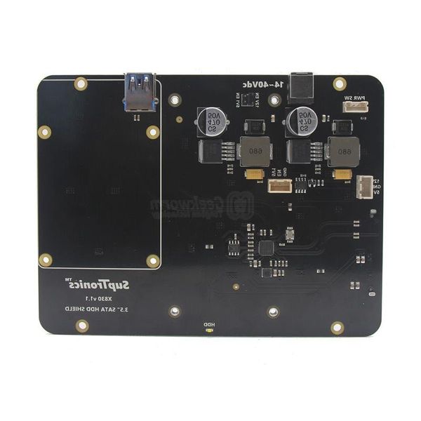 Freeshiping Raspberry Pi 3 Modèle B (Plus) SATA 35 pouces HDD Disque dur Carte d'extension de stockage X830 Module d'extension pour Pi3 B / 3B Kutm