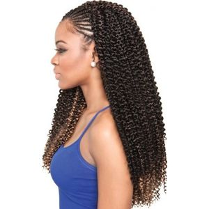 Freetress Italiaanse Krullend Weave Vlecht Haar Diepe Golf Vlechten Haar 18 inch Freetress Hair with Water Weave Syntheti Extensions in Pretwist