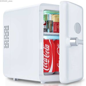 Freezer Mini -koelkast 4l draagbare drank met koel- en verwarmingsfuncties geschikt voor thuiskantoor en kamperen Y240407