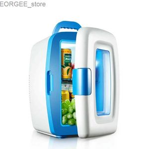 Réfrigération d'été du congélateur 10L Mini Car Réfrigérateur / Réfrigération Réfrigérateur Ménataire Small Student Dormitory Handheld Fresh Refrigerator Y240407