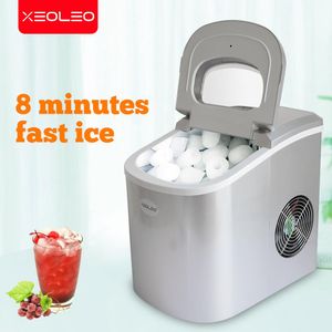 Freezers Xeoleo Ice Maker Electric Bullet Cylindrical Ice Maker Hine 12kg / 24h Mène automatique Mini Ice Hine For Milk Tea Shop