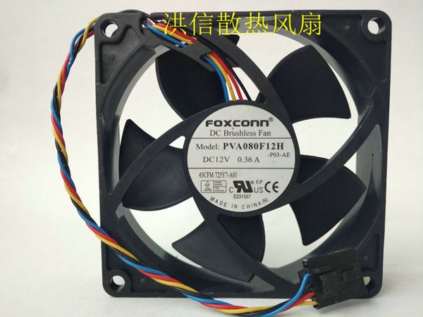 Ventilateur de refroidissement Foxconn pva080f12h 12V 0,36a optiplex990 725y7, original, sans fret