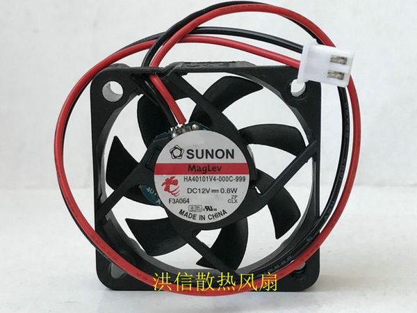 Portes gratis Original Sunon FAN ha40101v4-000c-999 DC12V 0,8 W 4cm suspensión magnética ventilador silencioso