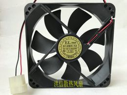 Ventilateur yaln d'origine sans fret yuelun 12025 d12bh-12 12 V 0.30a châssis alimentation ventilateur de refroidissement