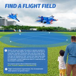 Fremego RC Aircraft SU-27 RC Plane 2.4G Radio Control Glider Remote Control Fighter Glider Foam Airplane Boys Toys for Children