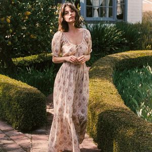 Franse 24SS NIEUWE Designer Elegant Dress Summer Nieuwe damesstijl