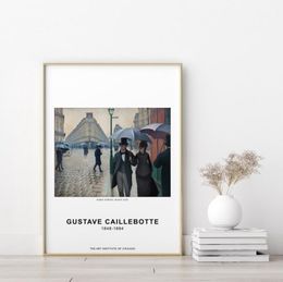 Artista francés Gustave Caillebotte Famosa pintura al óleo Impresionismo Reproducciones de arte Arte de pared Canvas de la imagen Decoración del hogar3431836