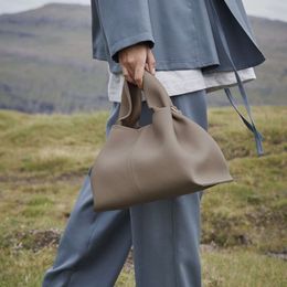 Marque française PO Sac de boulet en cuir authentique pour femmes Neuf 9 Sac à main à la mode à la mode à la mode Sac à main