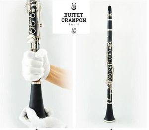 Crampon de buffet français R13 BB Clarinet 17 Keys Bakelite Silver Key avec accessoires de boîtier jouant des instruments de musique1259892