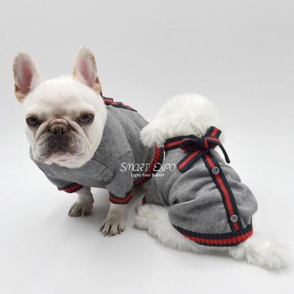 Sweat-shirt bouledogue français pour chien, vêtement doux et chaud, manteau pour animaux de compagnie, PS06