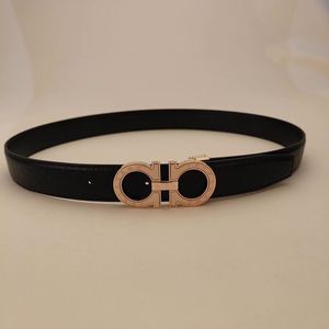 Boucle de ceinture de lettre solide d'affaires françaises mode cuir véritable reste boucle de ceinture de luxe pour hommes et femmes