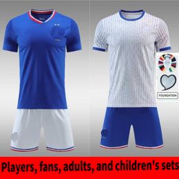 Club français Full 24-25 Euro Cup MBAPPE maillots de football DEMBELE COMAN SALIBA KANTE Maillot de foot equipe Maillots GRIEZMANN Player version football shirt