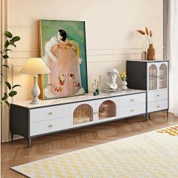 Franse salontafel tv staat eenvoudig modern klein appartement woonkamer tv -kast licht luxe slaapkamer tv -kast zijkast