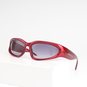 Franse Cristobal luxe merk Y2k nieuwe punk sportzonnebril voor mannen dames Designer zonnebrillen Herenmode Vintage tinten UV400 Goggle Eyewear