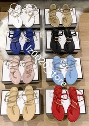 Franse ontwerper dames slippers open-tenen platte schoenen zomer t banden damesmerk schoenen strand casual dames luxe 2c grafische mode 2024 hoogwaardige designer schoenen