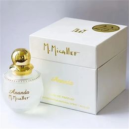 Digner French M. Micallef Paris Ananda 100ml Mujeres Perfume Classic Lady Eau de Parfum Body Spray 3.4fl.oz Fast Shiphxsi