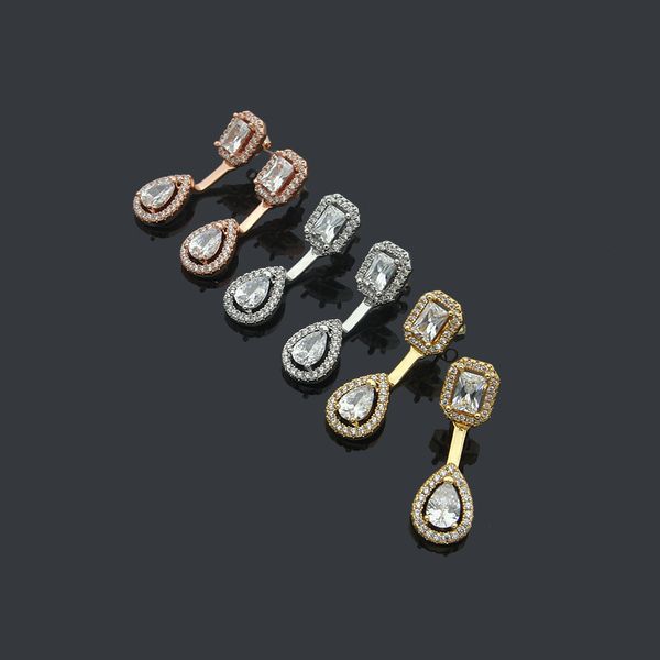 Mode française Messik My Twin plein diamant Boucles d'oreilles collier couple plein diamant femmes bracelet bague mariage Designer Bijoux MES-036