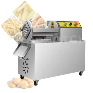 Machine de coupe de frites électrique commerciale équipement de traitement des aliments petite machine de bande de coupe de fruits de légumes 900W
