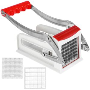 French Fry Cutter roestvrijstalen aardappelchipper snijden aardappel chip cutter handmatig voedsel snijslicier dicer groente fruit chipper 240408