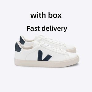 Franse heren SH V schoen Casual Vejaon Sneak Frans Brazilië Green Earth Green Low Carbon Life V Organic Cotton Flats Platform Sneaks Women Classic White 826