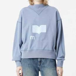 Marque de niche française IM Designer Pull Sweat-shirt Flocage Imprimer Demi-Col Haut Manches Longues pour Femmes Sweats à capuche de créateur de mode