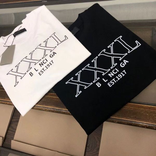 Diseñador de París Francés Camiseta para hombres Carta de verano XXXL Camiseta para hombres de alta calidad Mujeres de vacaciones