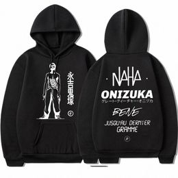 Groupe de rap français Le Mde Chico Album PNL Onizuka Sweat à capuche imprimé surdimensionné Sweat à capuche pour homme Femme Vêtements Streetwears Hip Hop Sweatshirts a8Ik #