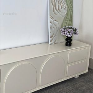 French rétro TV Stand Light Luxury TV Cabinet Living Room Furniture Send Sense Home TV stands de rangement Armoires intégrées GM