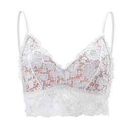 Frans ondergoed meisje ultradunne bralette kant mooie achterkant zonder stalen ring sling gewikkeld driehoekige cup beha lichte en comfortabele kanten lingerie D 7