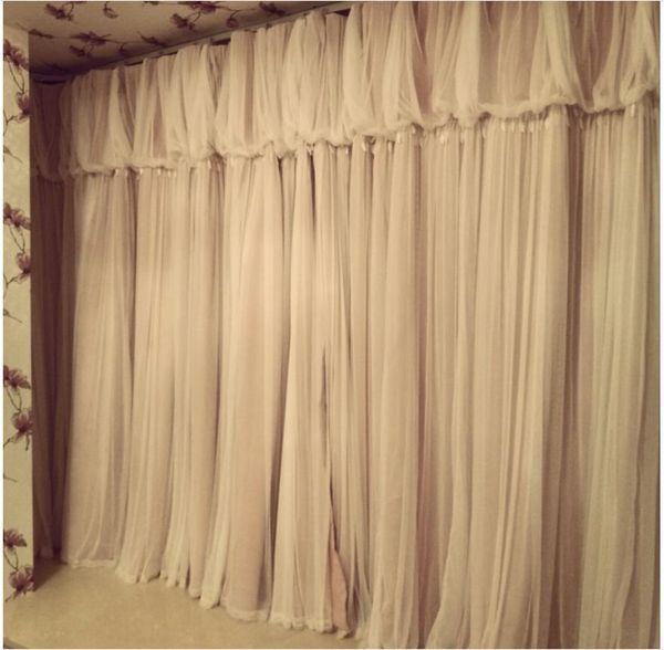Cortinas transparentes con ventana francesa, producto terminado, precio especial, encaje de color puro, tela para sala de estar, dormitorio, cortina coreana