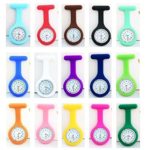 Cadeau de Noël Watch Medical Silicone Clip Pocket Fashion Brooch Fob TUNIC COVER DOCTE