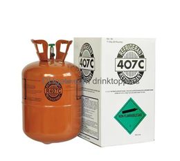 Freon stalen cilinder verpakking R407C 25Lb tankkoelmiddel voor airconditioners