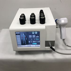 Machine de thérapie par ondes de choc radiales, Gadgets de santé pour le traitement de la douleur, réduction de la cellulite avec fréquence 21Hz, énergie max 6 bars