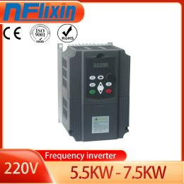 Inverseur de fréquence VFD Entrée 1 phase (entrée 3-phase) 220 V, sortie 320V 0,75KW / 1,5 kW / 2,2 kW / 4kW / 5,5 kW / 7,5 kW VFD universel VFD