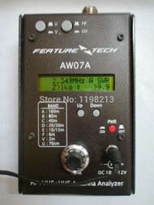 Frequentiemeter AW07A HF VHF UHF 160M IMPEDANCE SWR -antenne Analyzer voor Ham Radio Hobbisten DIY Walkie Talkie Two Way Radios
